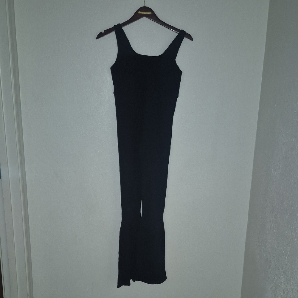 Black Boot Cut Jumpsuit